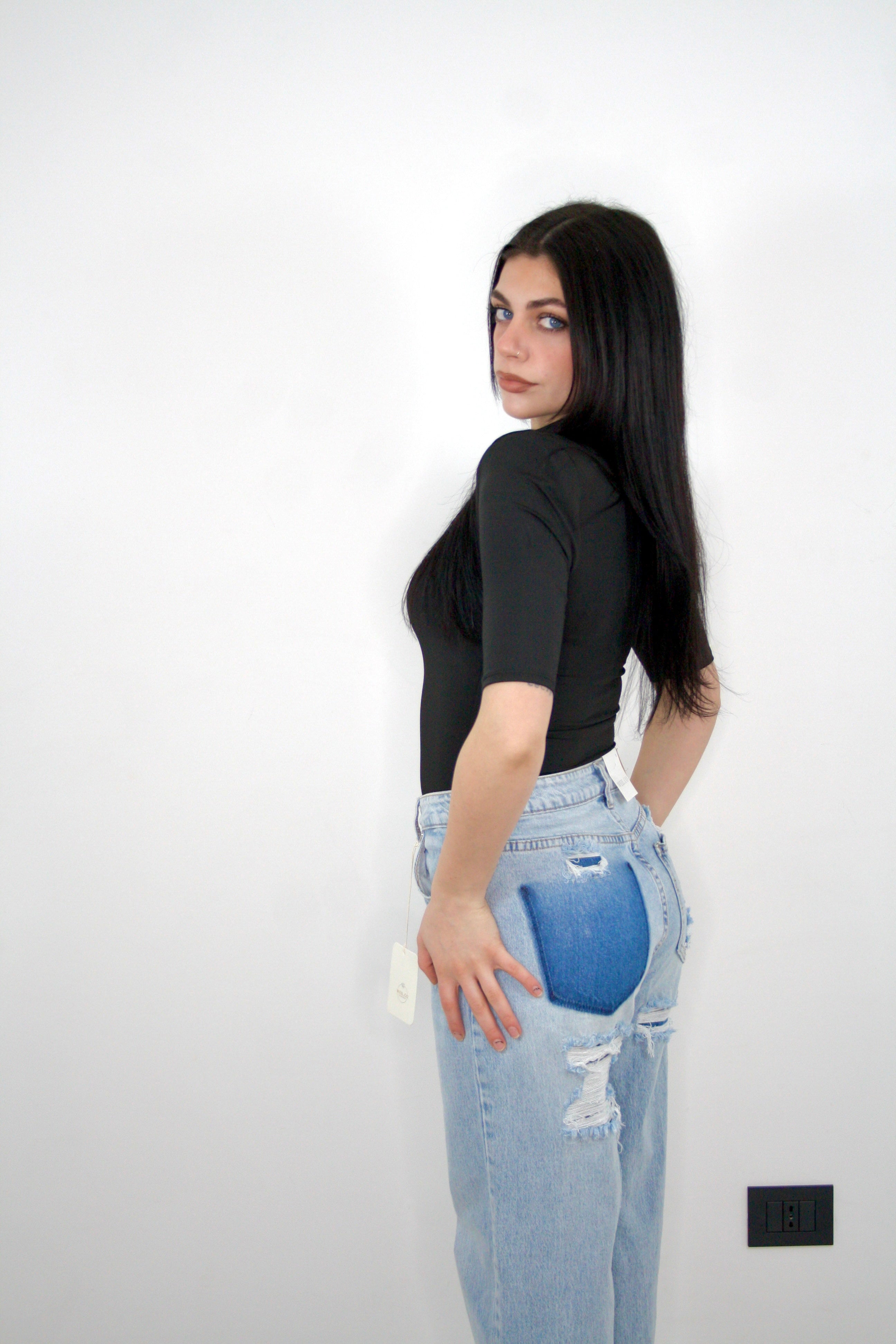 Maglia Atena mezze maniche con spalline