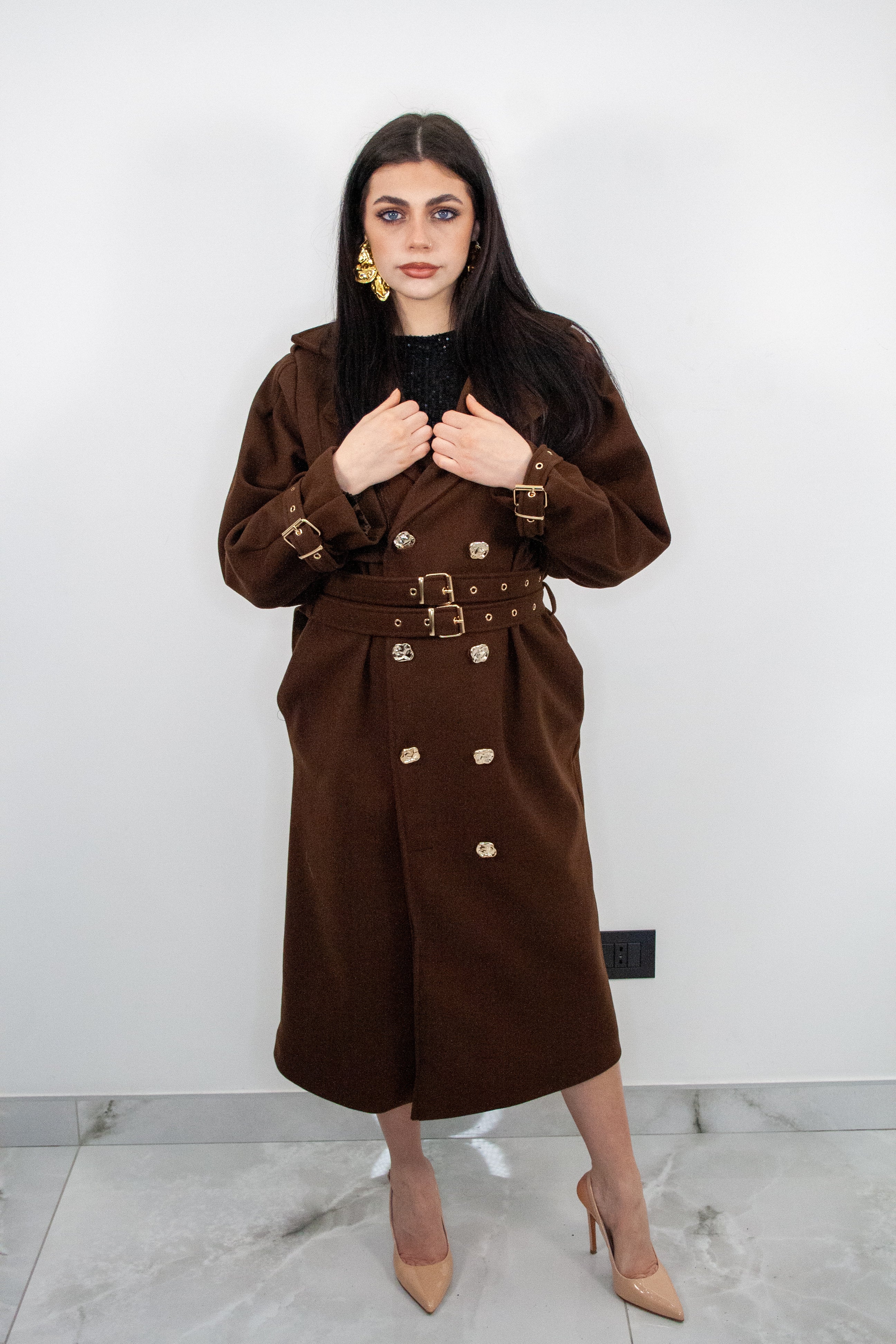 Cappotto lungo Naomi doppio petto - Ma Chère