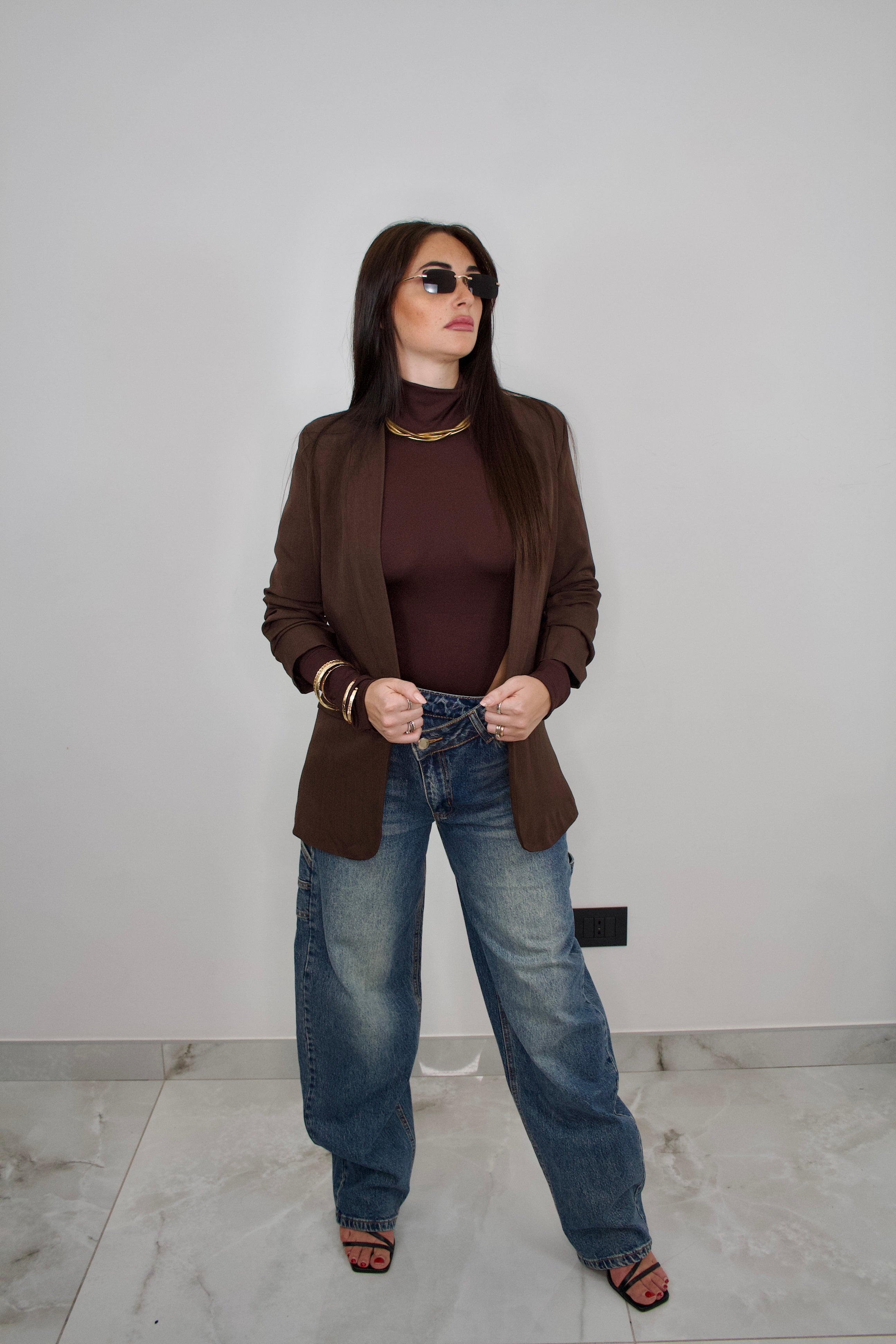 Giacca Versatile Marrone