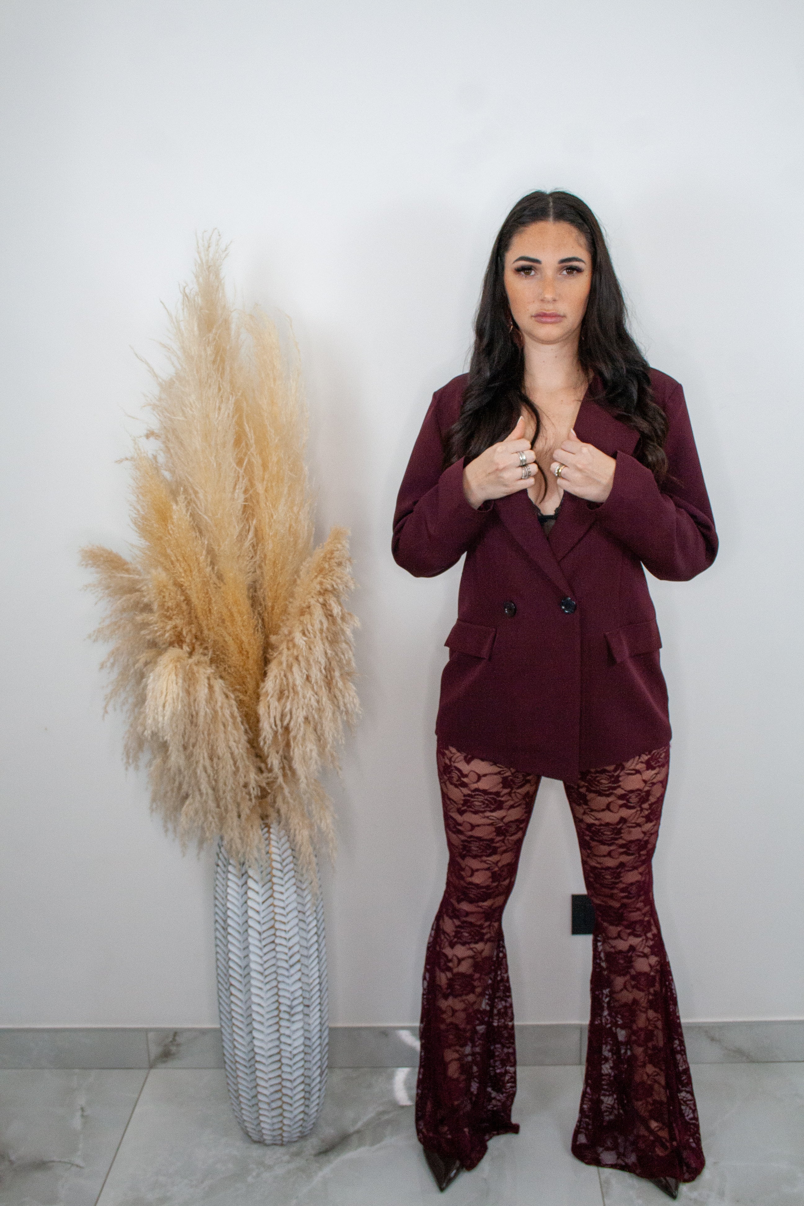 Blazer versatile con bottoni