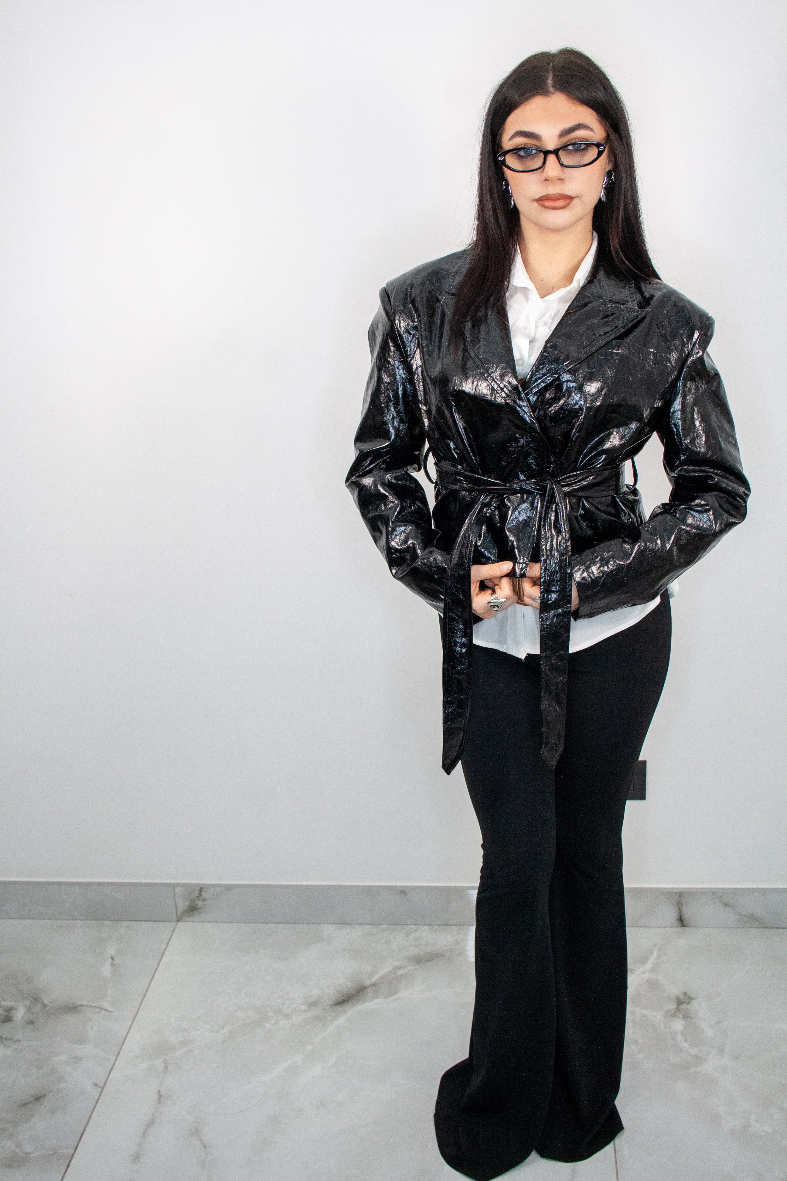 Giubbotto in ecopelle-Ma Chère