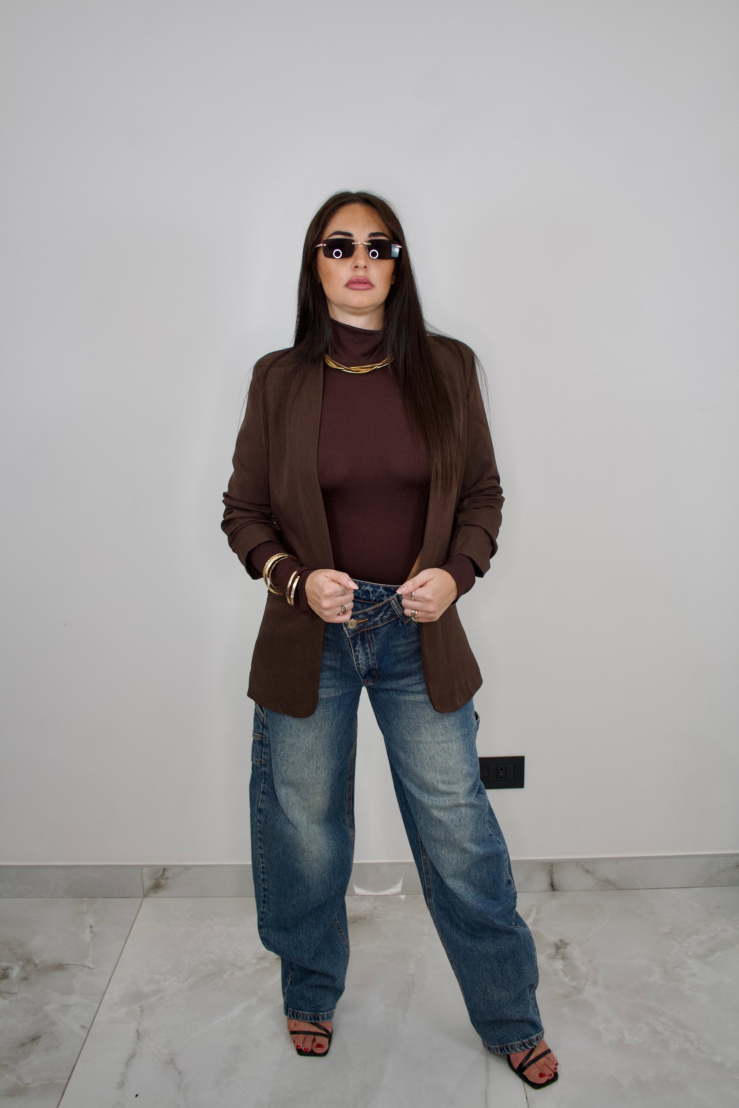 Giacca Versatile Marrone