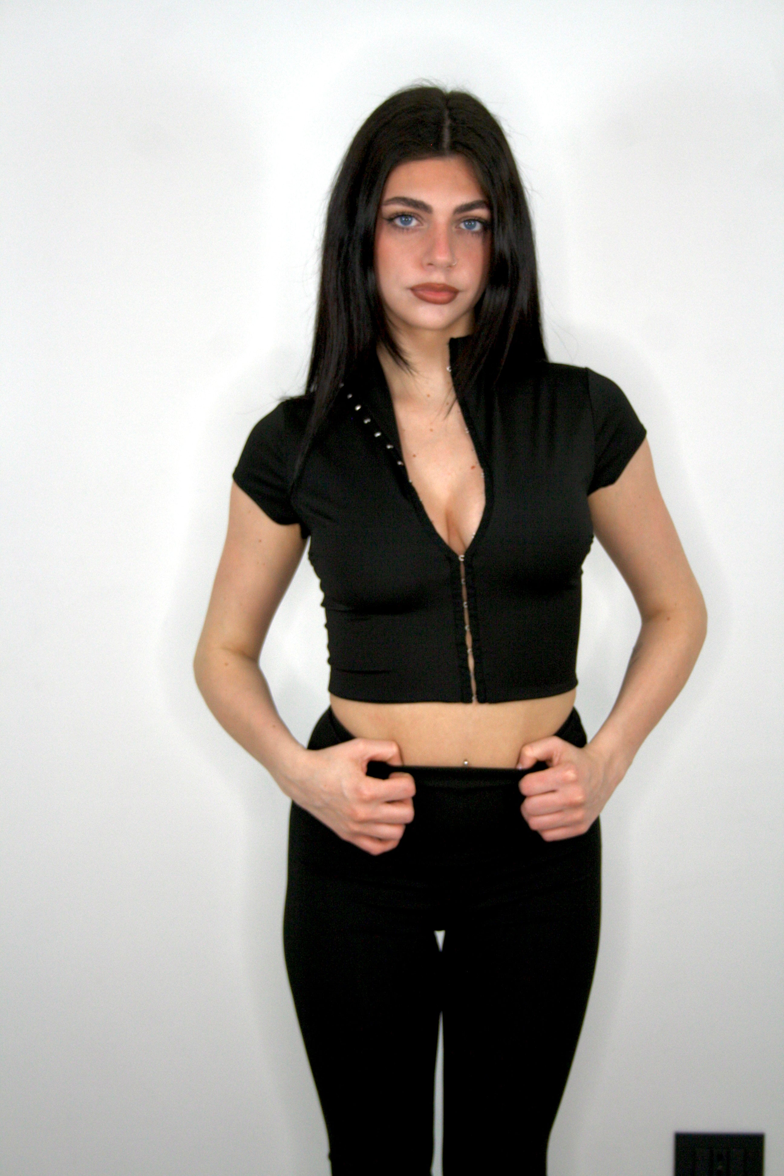 Set coordinato Perla nero 2 pezzi