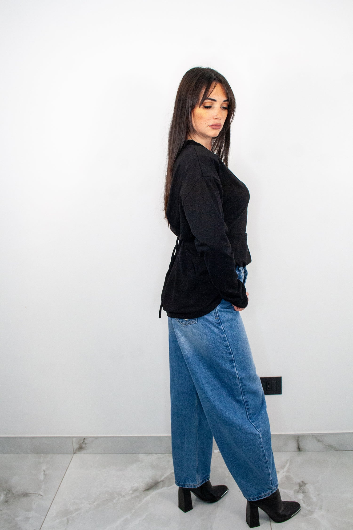 Jeans Baloon lavaggio chiaro