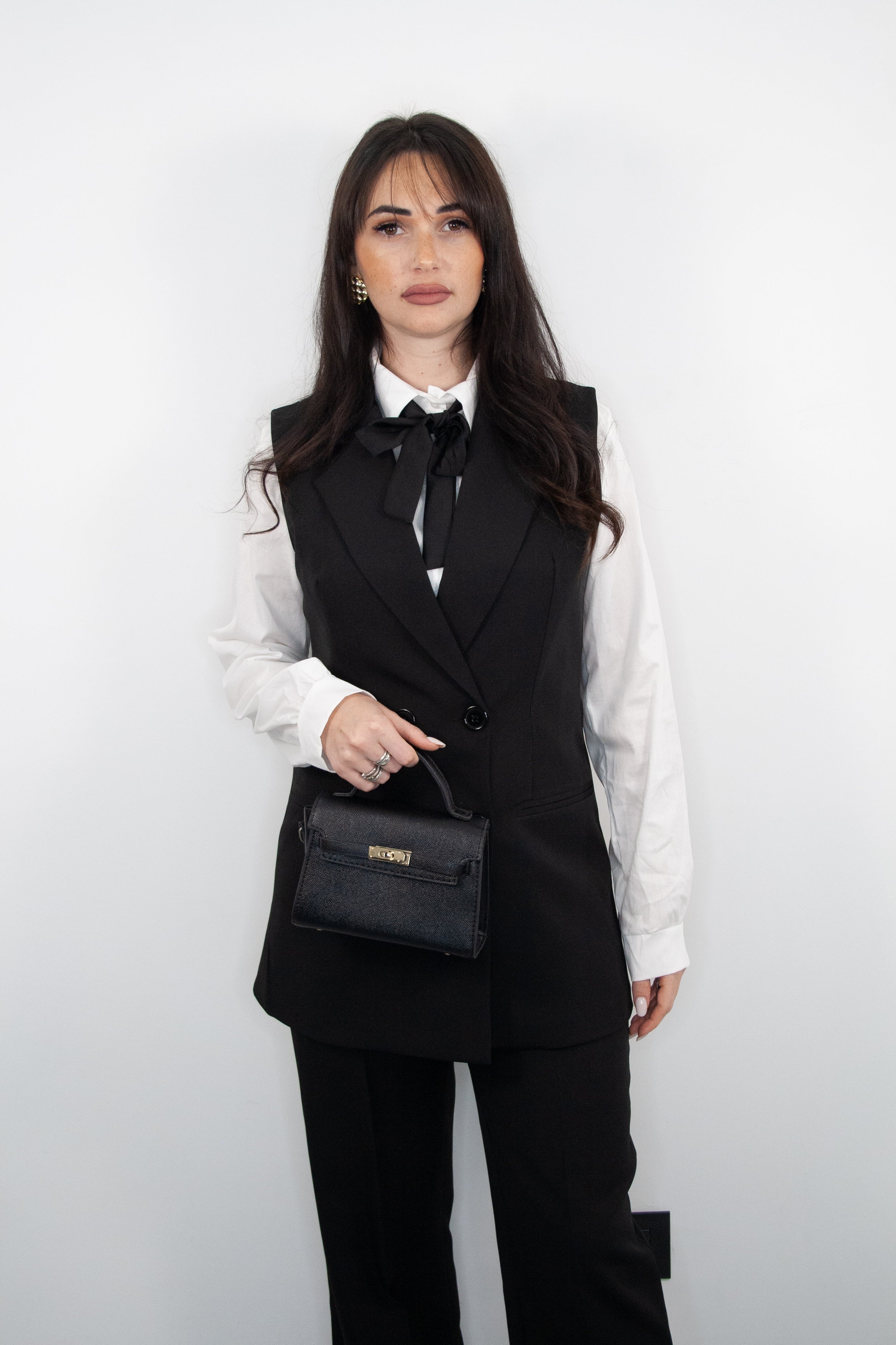 Tailleur “Power Sky”