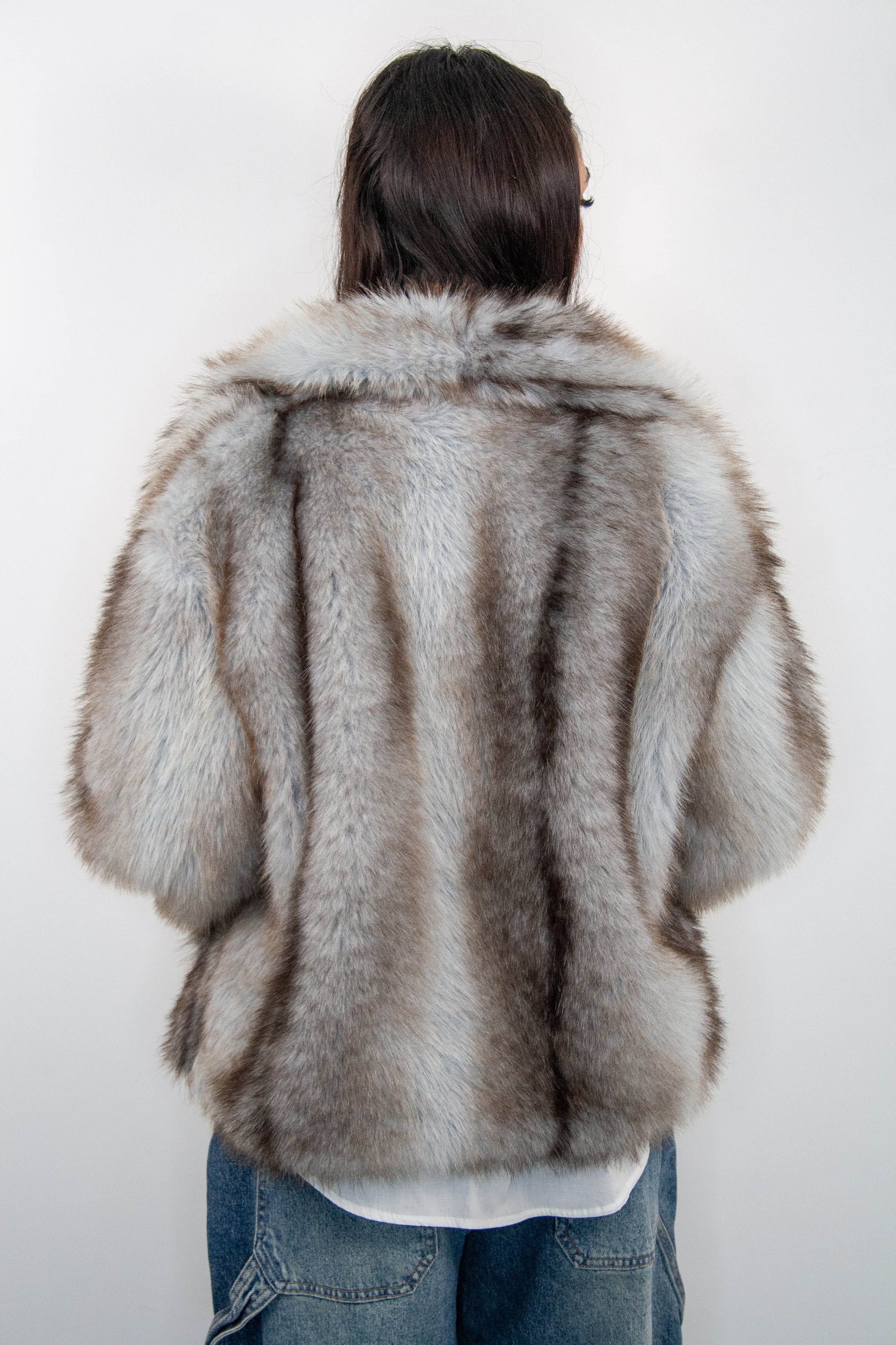 Eco pelliccia Jenevieve cenere