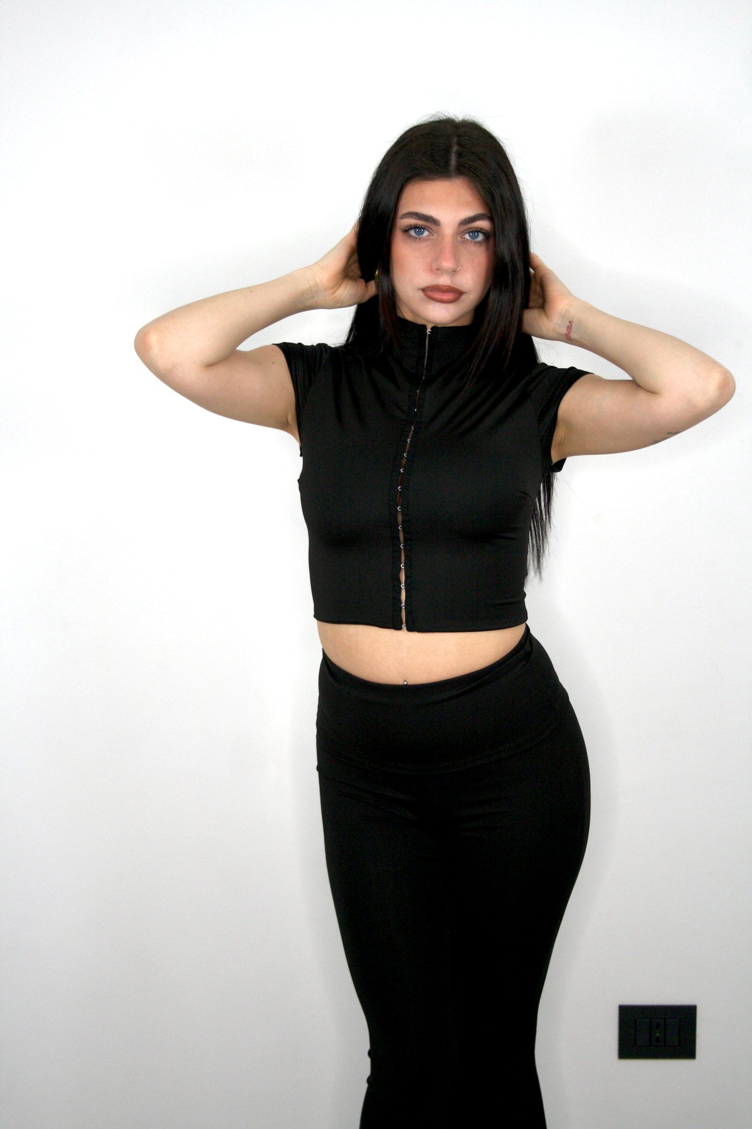 Set coordinato Perla nero 2 pezzi