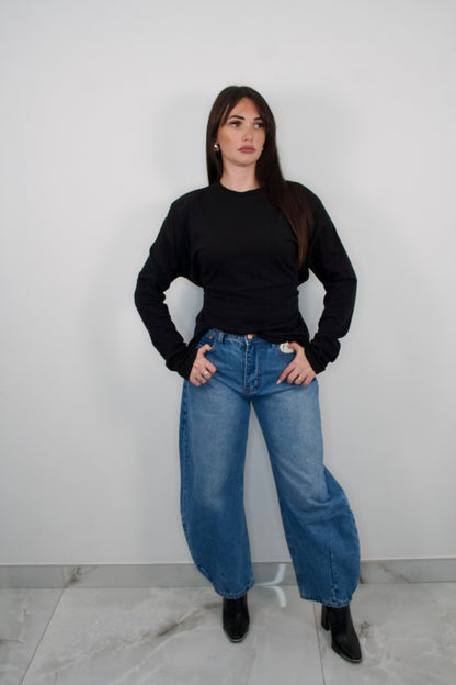 Jeans Baloon lavaggio chiaro