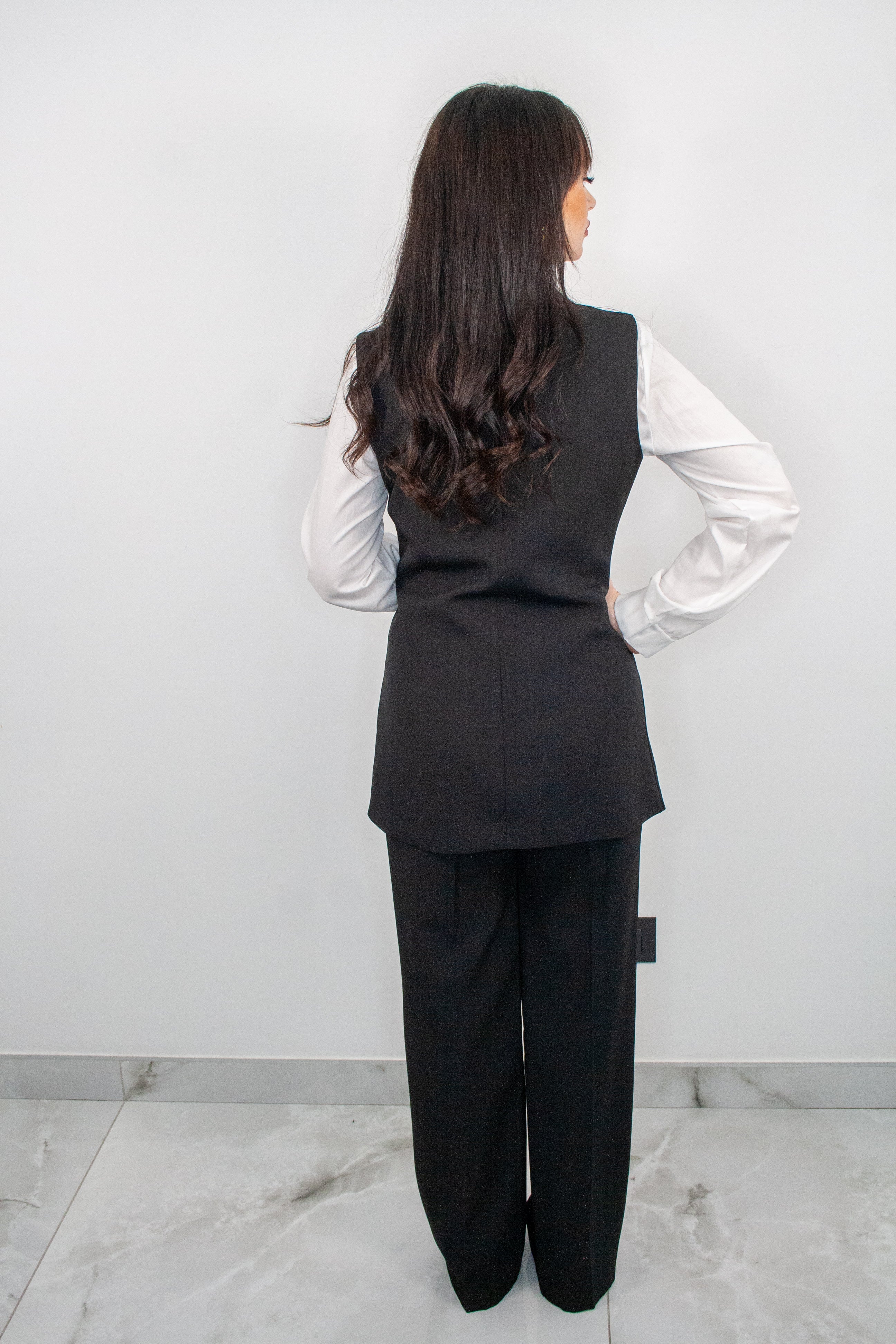 Tailleur “Power Sky”