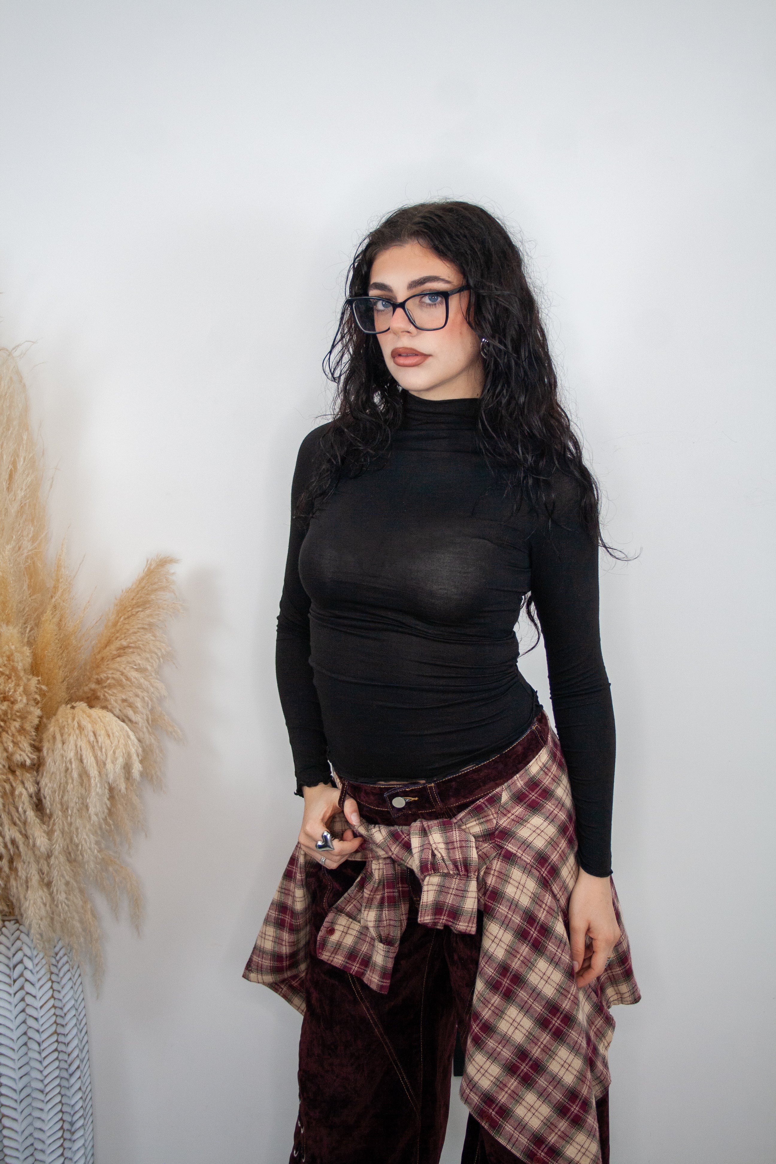 Pantalone Strings in velluto