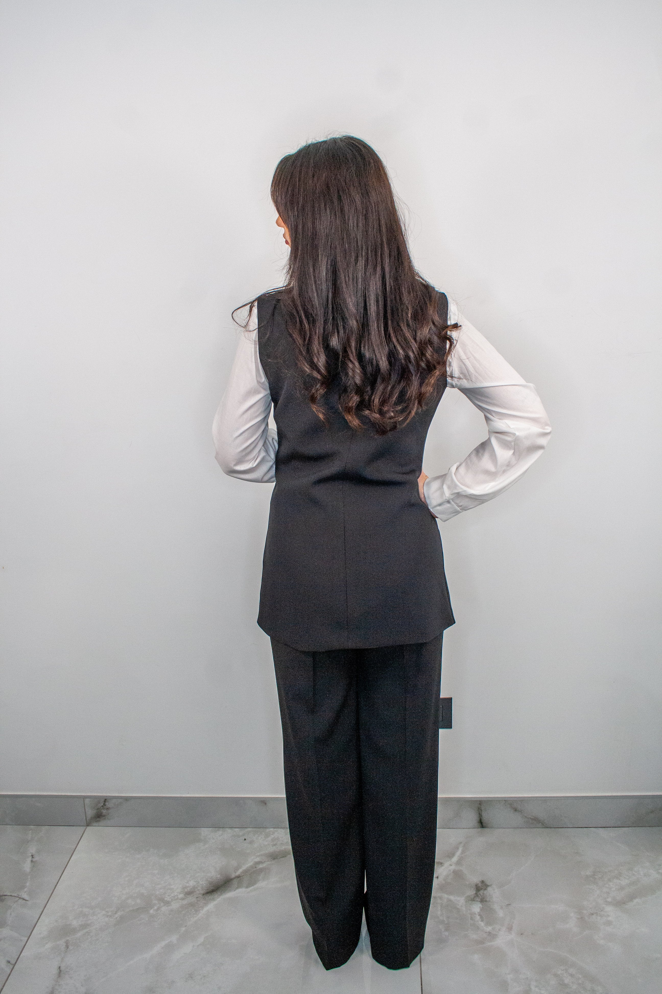 Tailleur “Power Sky”