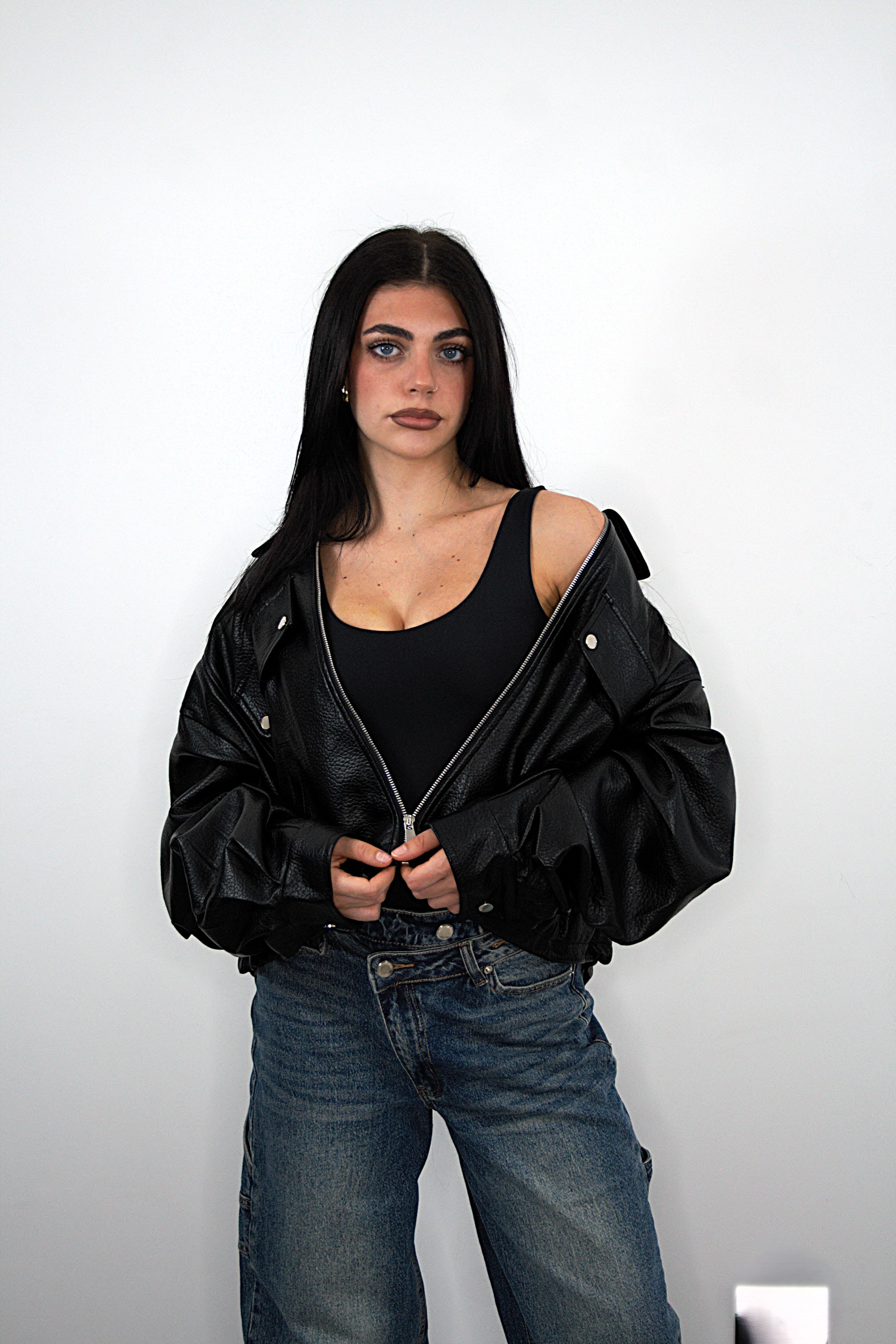 Giacca Urban in ecopelle