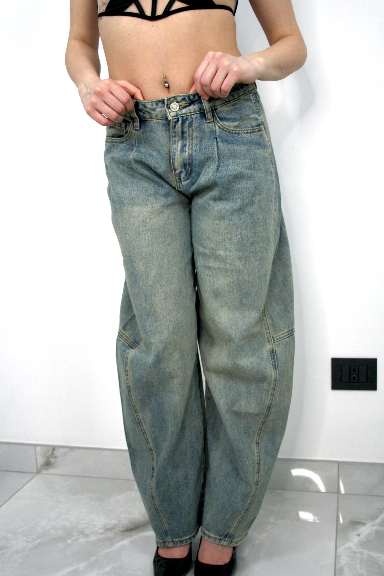 Jeans Denim Joseline baloon