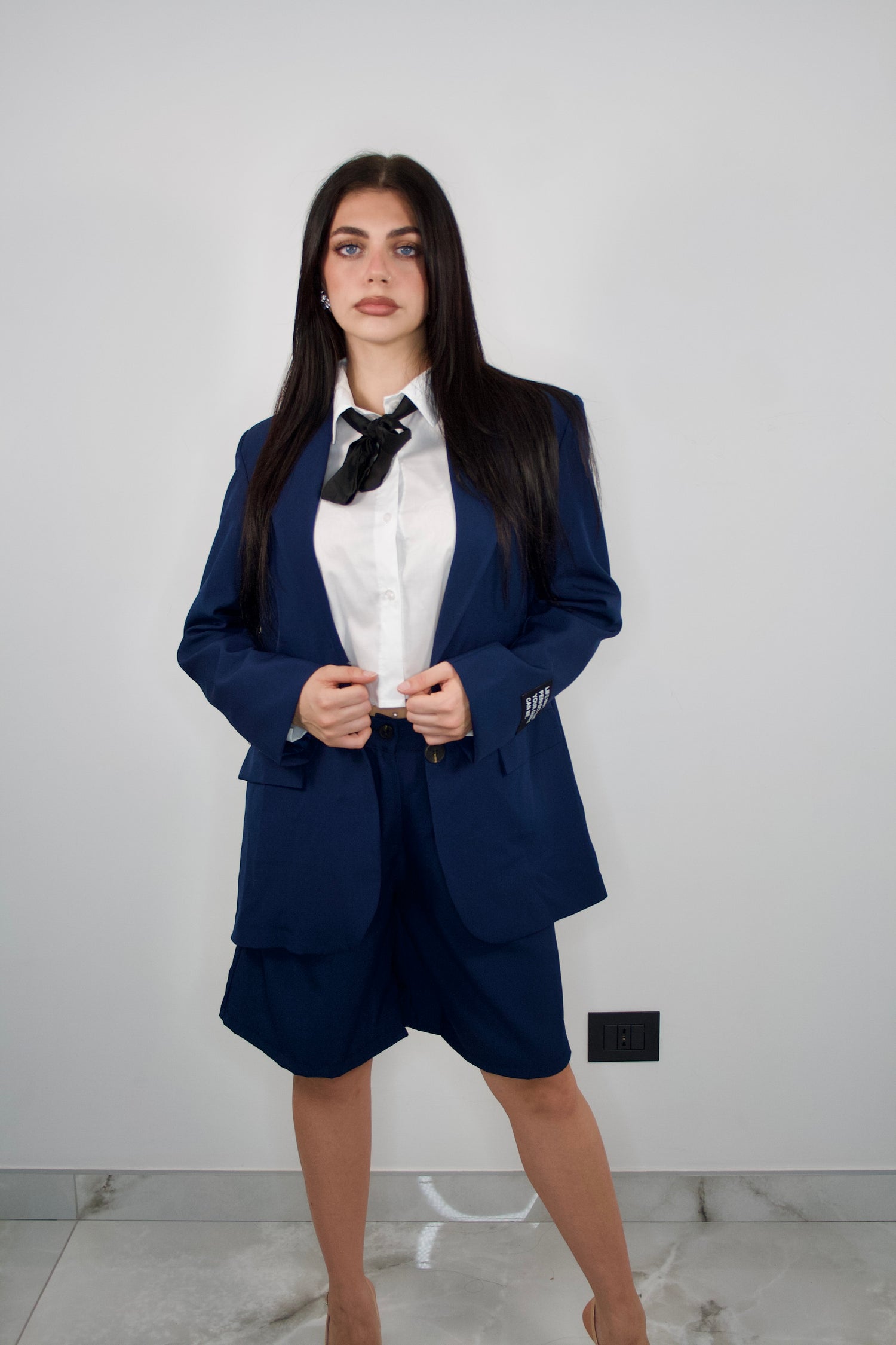 Set coordinato “College” giacca e pantaloncini