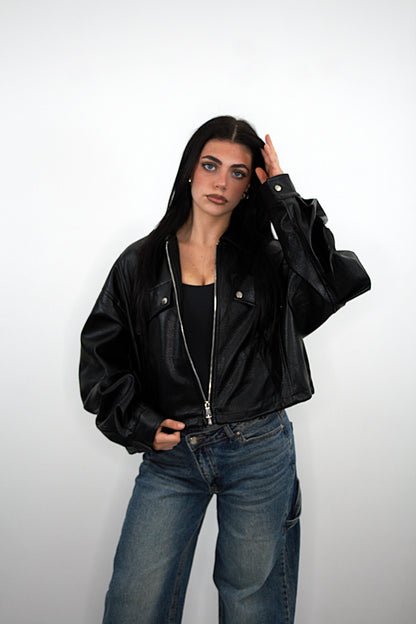 Giacca Urban in ecopelle