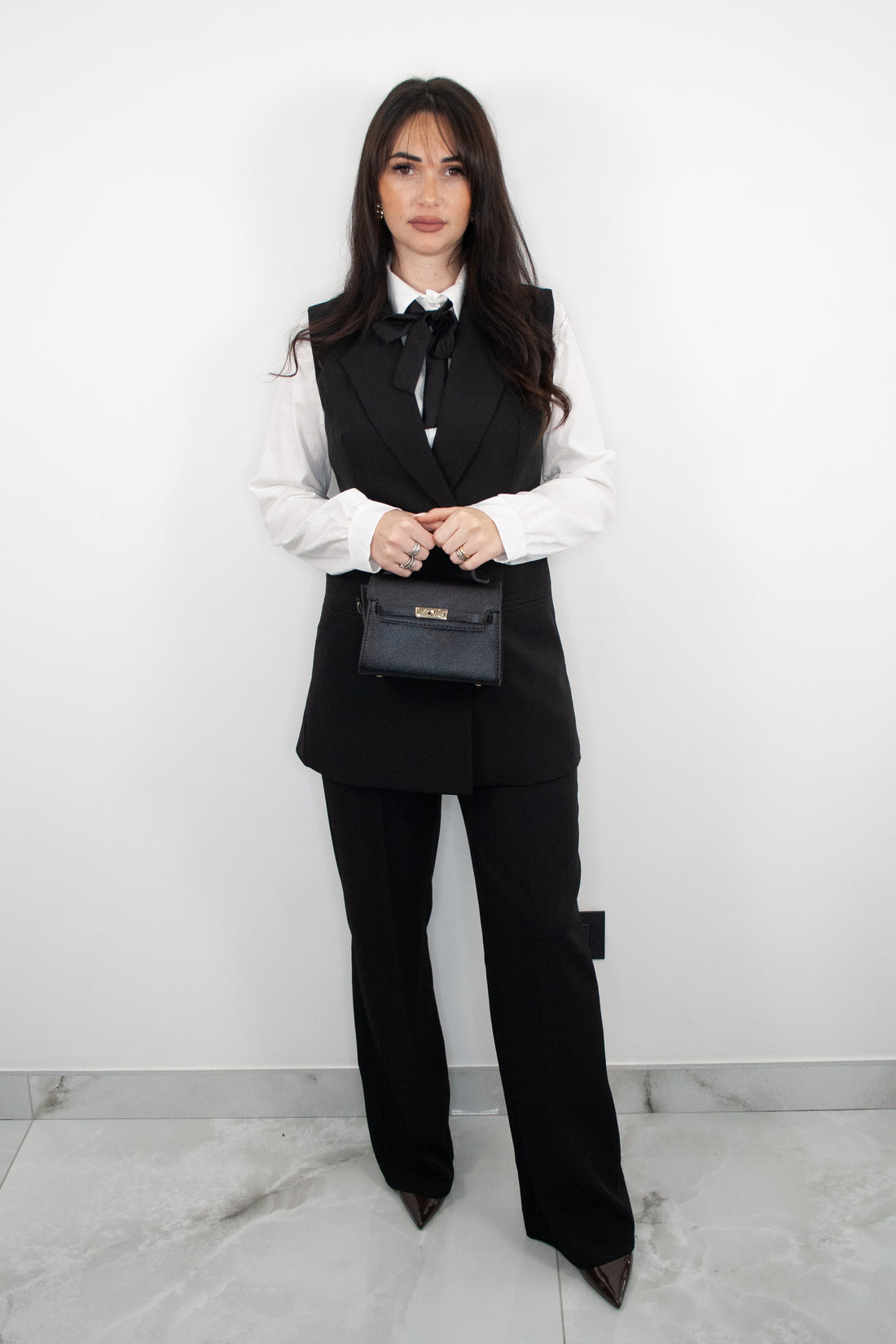 Tailleur “Power Sky”