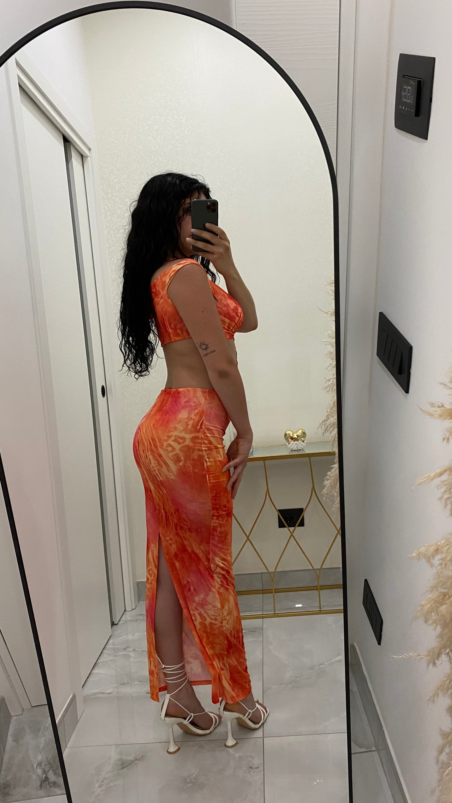 Abito “Sunset Flame Orange”
