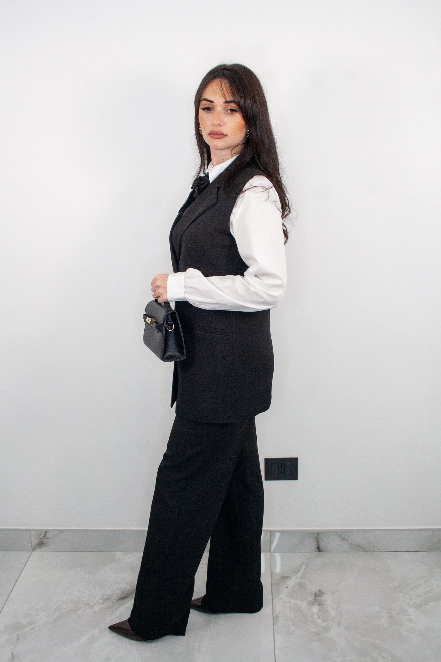 Tailleur “Power Sky”