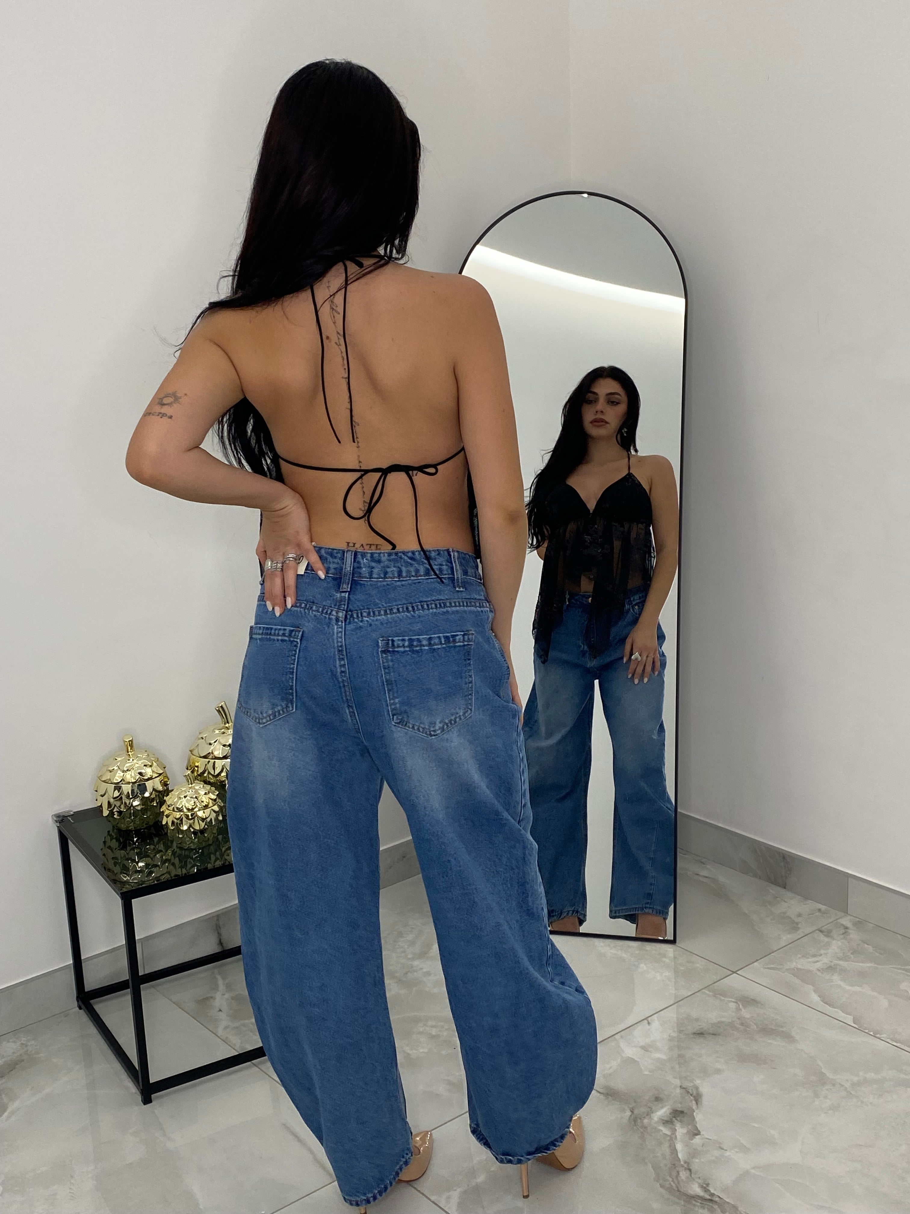 Jeans Baloon lavaggio chiaro