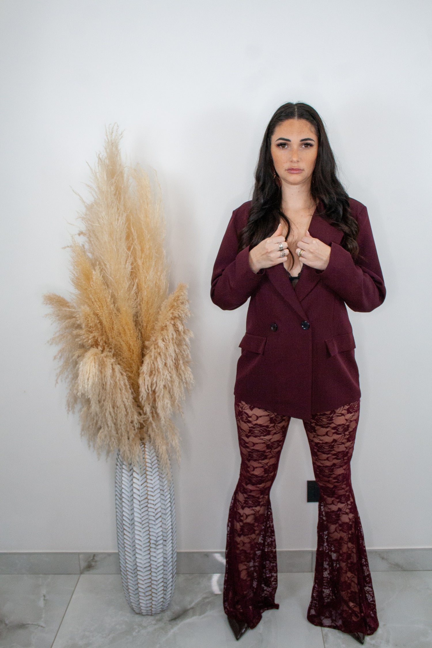 Blazer versatile con bottoni