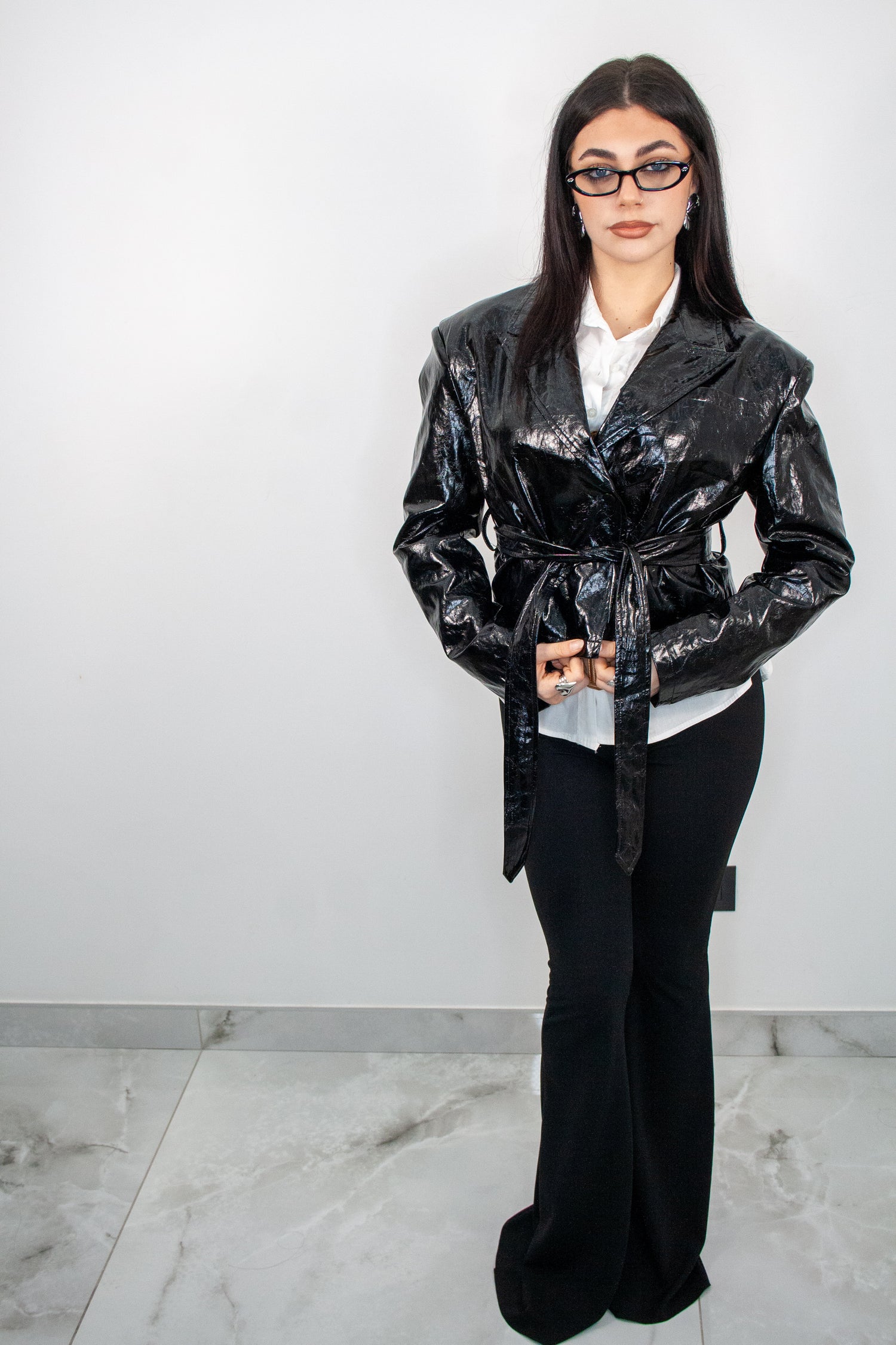 Giubbotto in ecopelle-Ma Chère