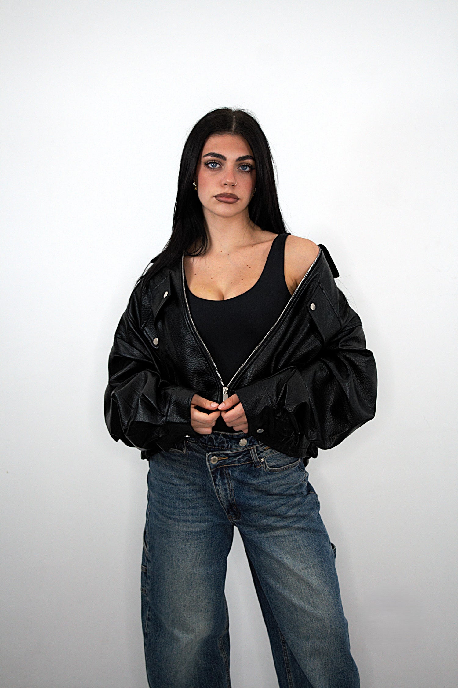 Giacca Urban in ecopelle