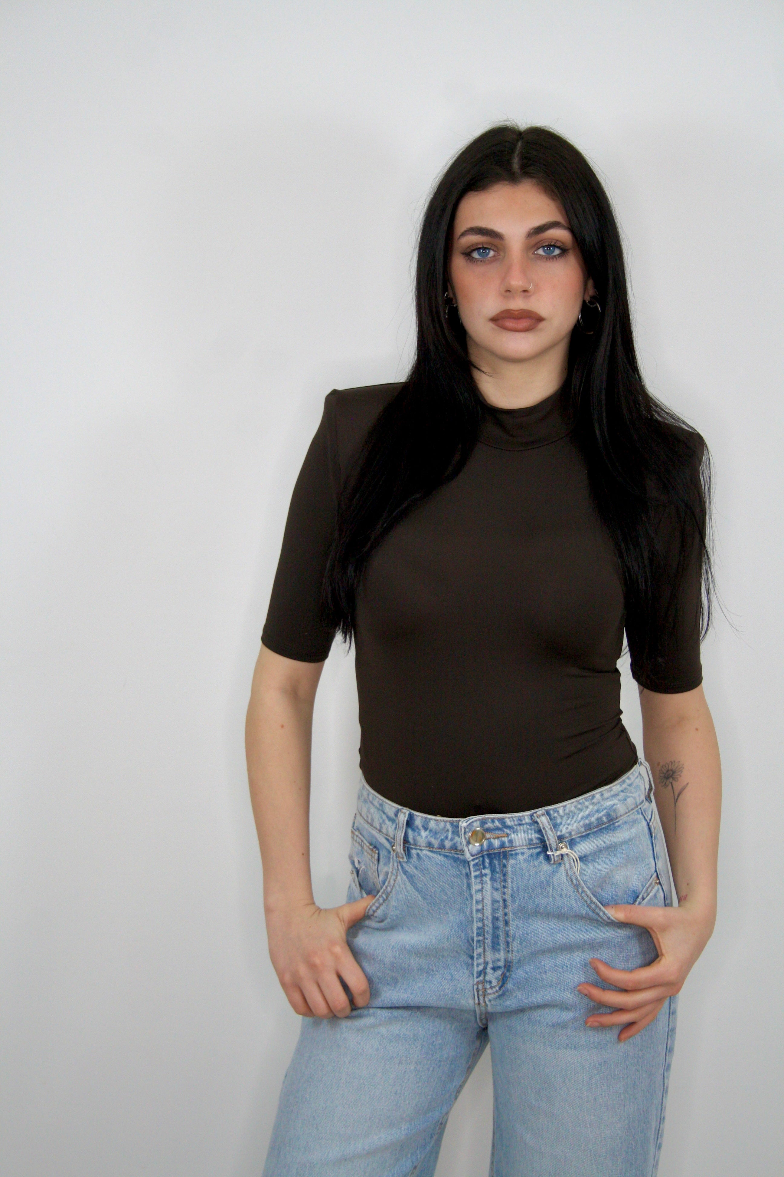Maglia Atena mezze maniche con spalline