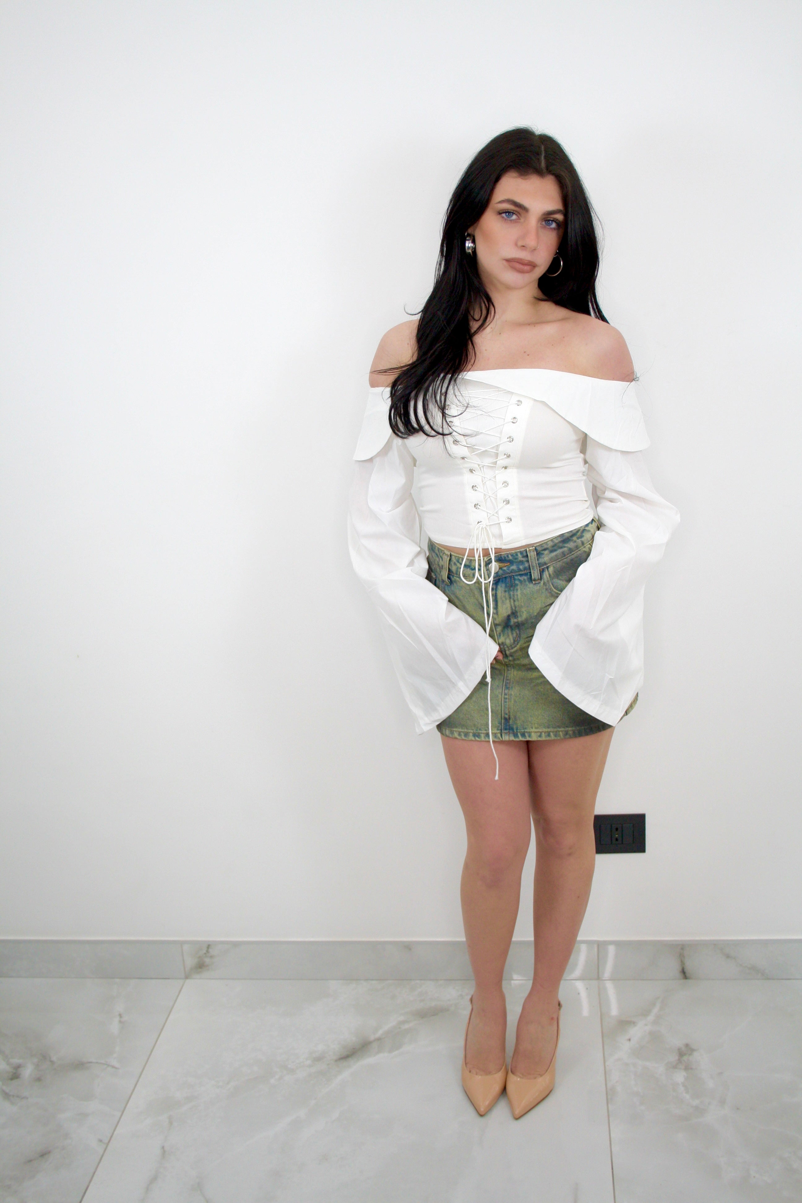 Camicia “Irish” corsetto