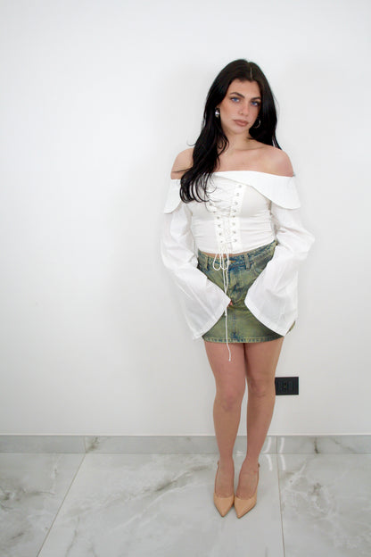 Camicia “Irish” corsetto