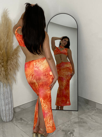 Abito “Sunset Flame Orange”