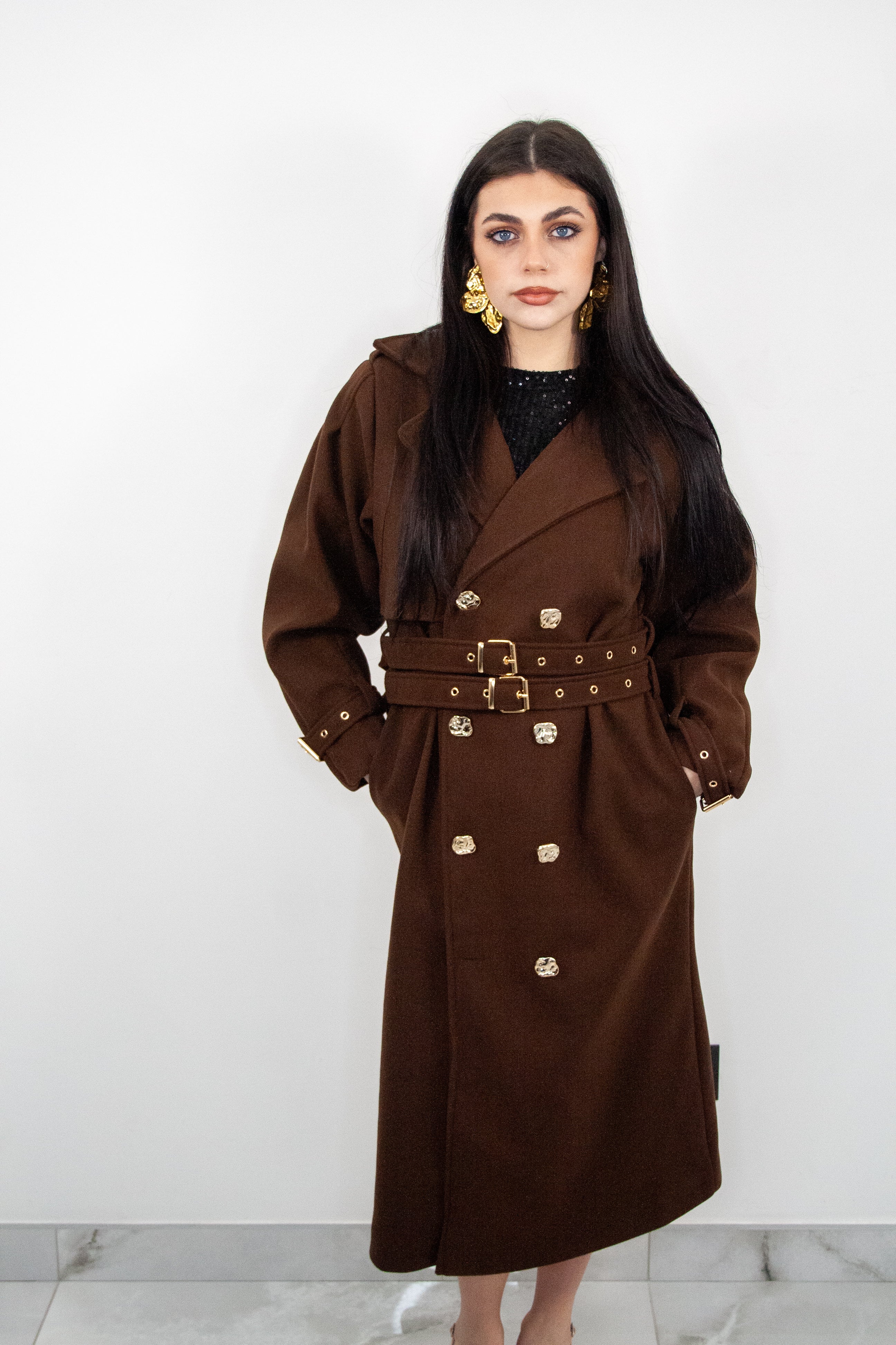 Cappotto lungo Naomi doppio petto - Ma Chère