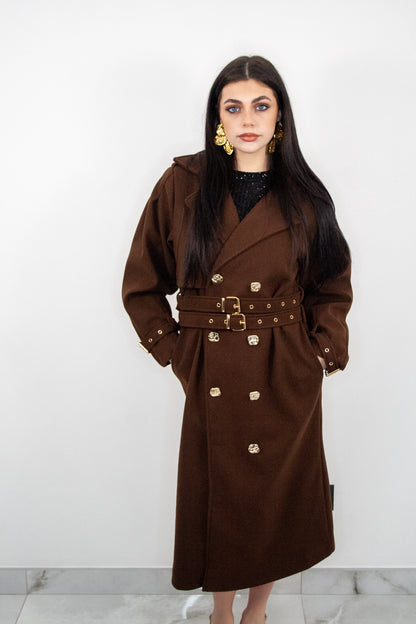 Cappotto lungo Naomi doppio petto - Ma Chère