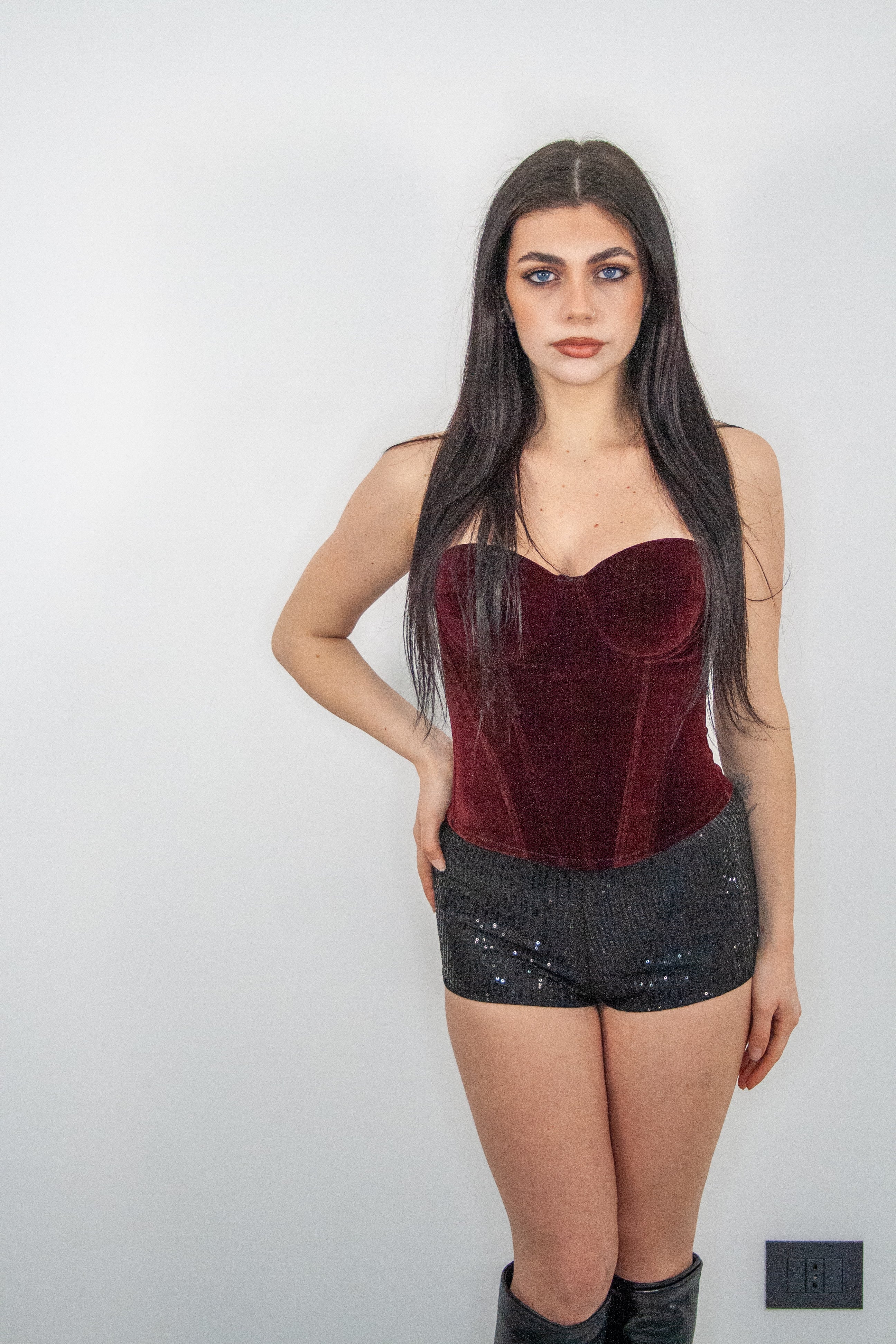 Short culotte in paillettes - Ma Chère