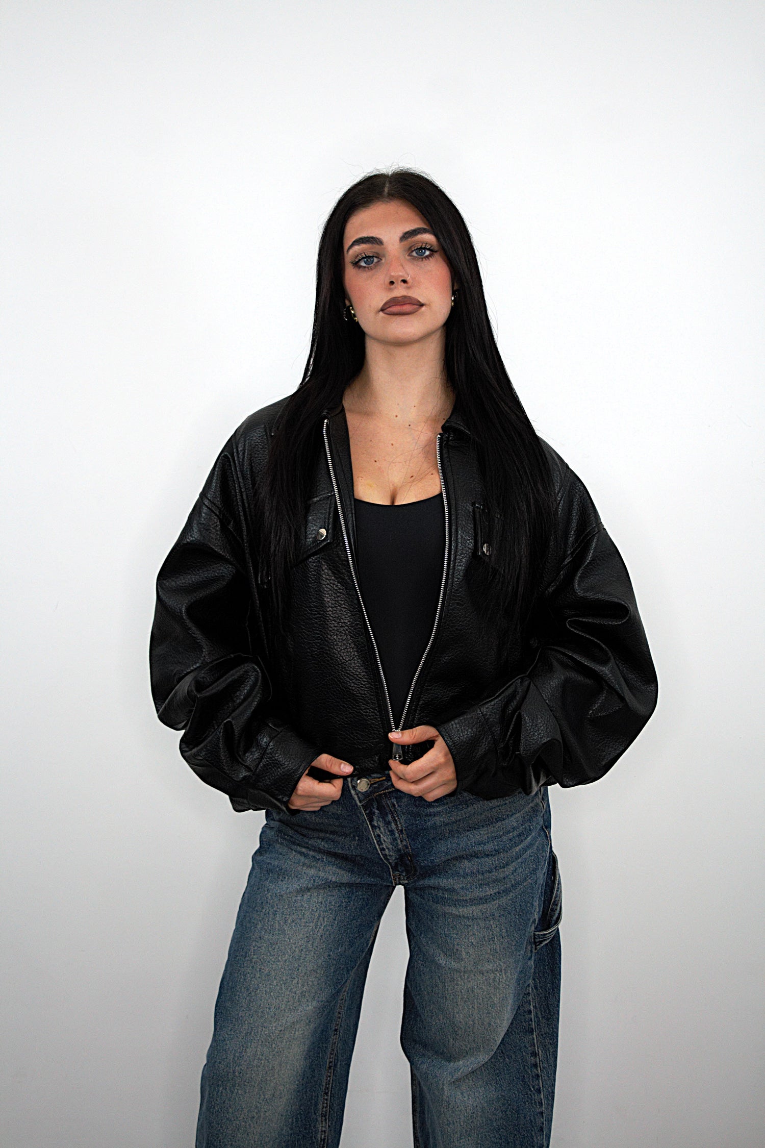 Giacca Urban in ecopelle